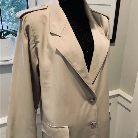 Christian Dior Vintage CLASSIC Long Coat XL/14 - Picture 2 of 11